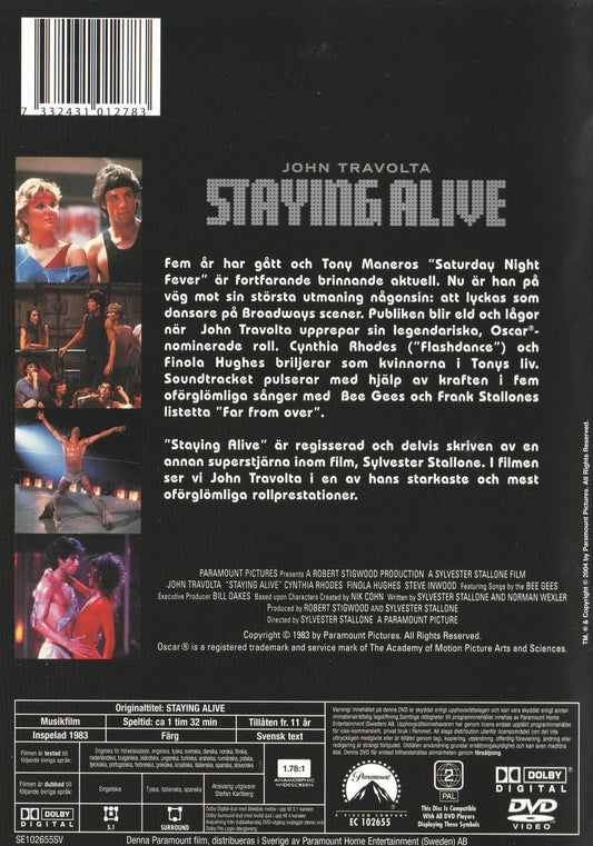 Staying Alive (1983) DVD
