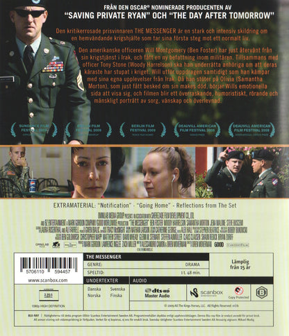The Messenger (2009) Blu-ray