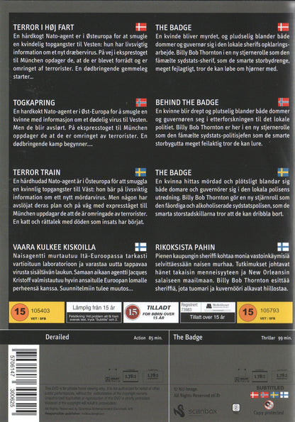 Derailed & The Badge DVD