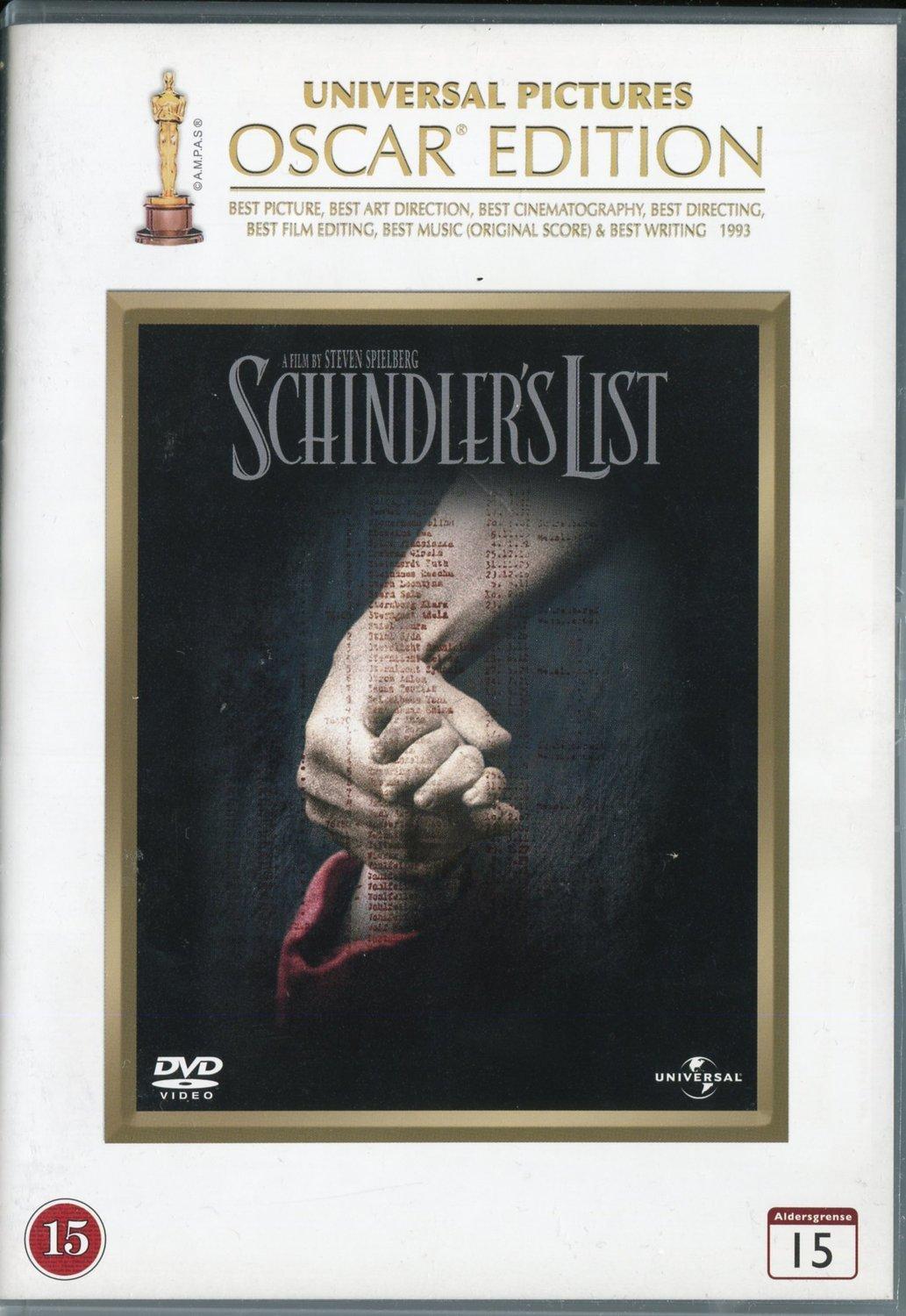 Schindler's List (1993) DVD