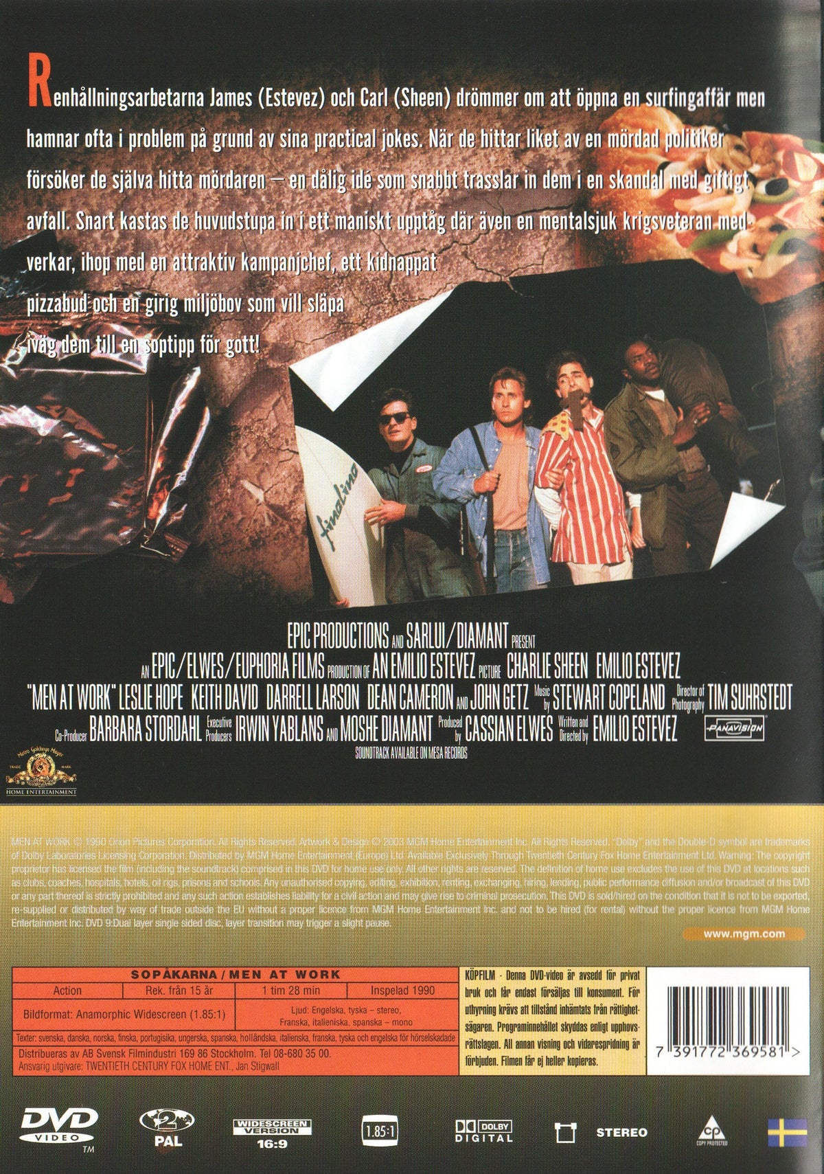 Men at Work (1990) DVD