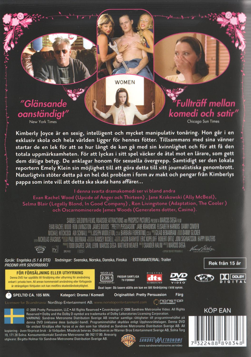 Pretty Persuasion (2005) DVD