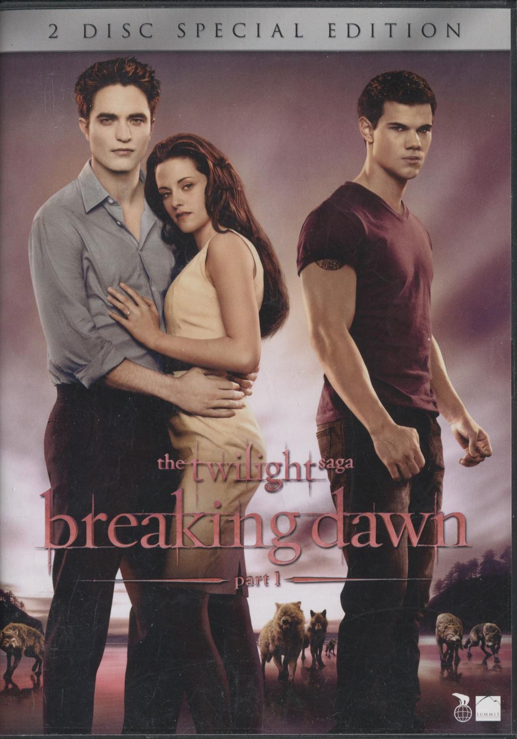 The Twilight Saga Breaking Dawn part 1 (2011) DVD, Special Edition