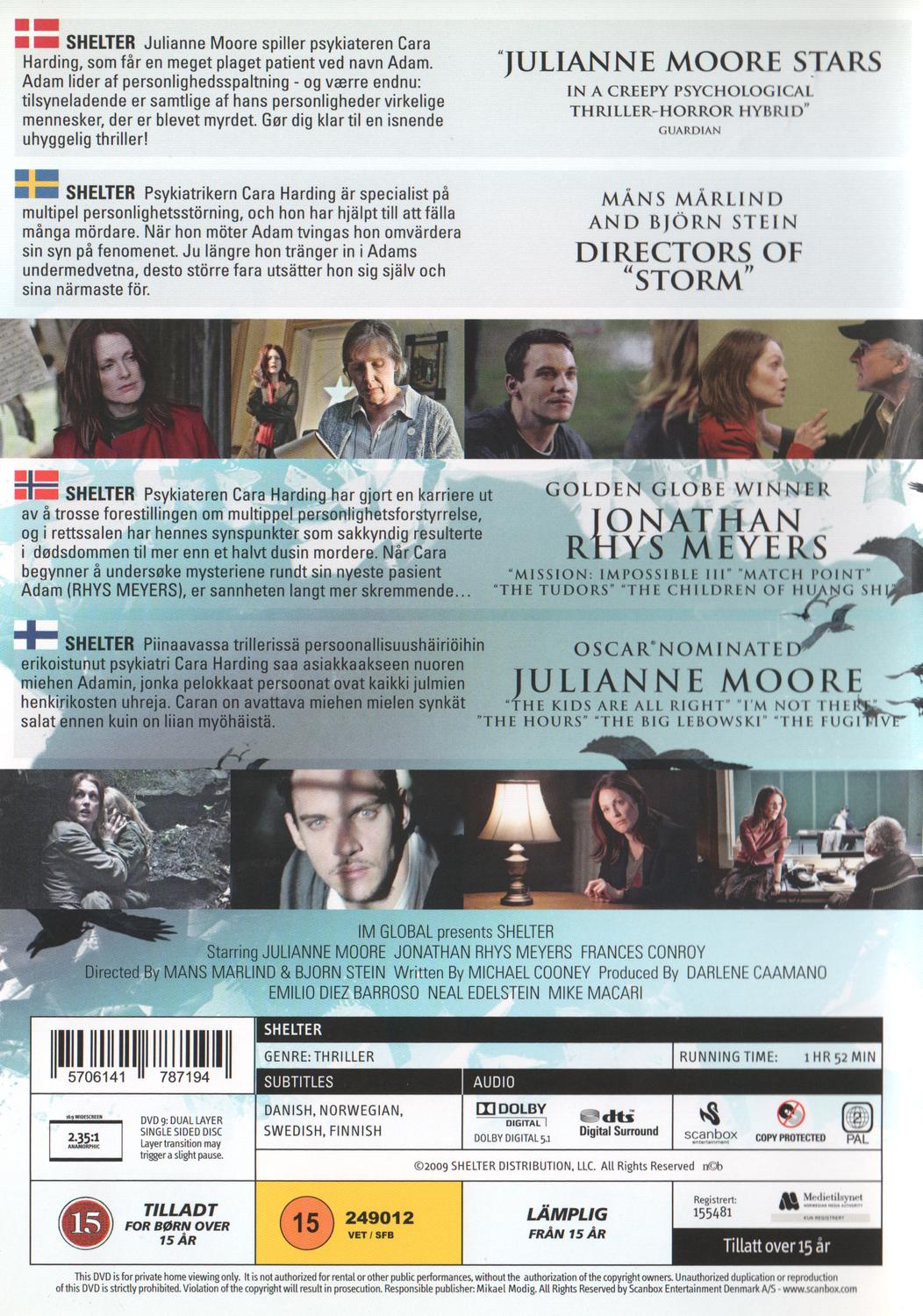 Shelter (2009) DVD