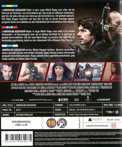 American Assassin (2017) Blu-ray