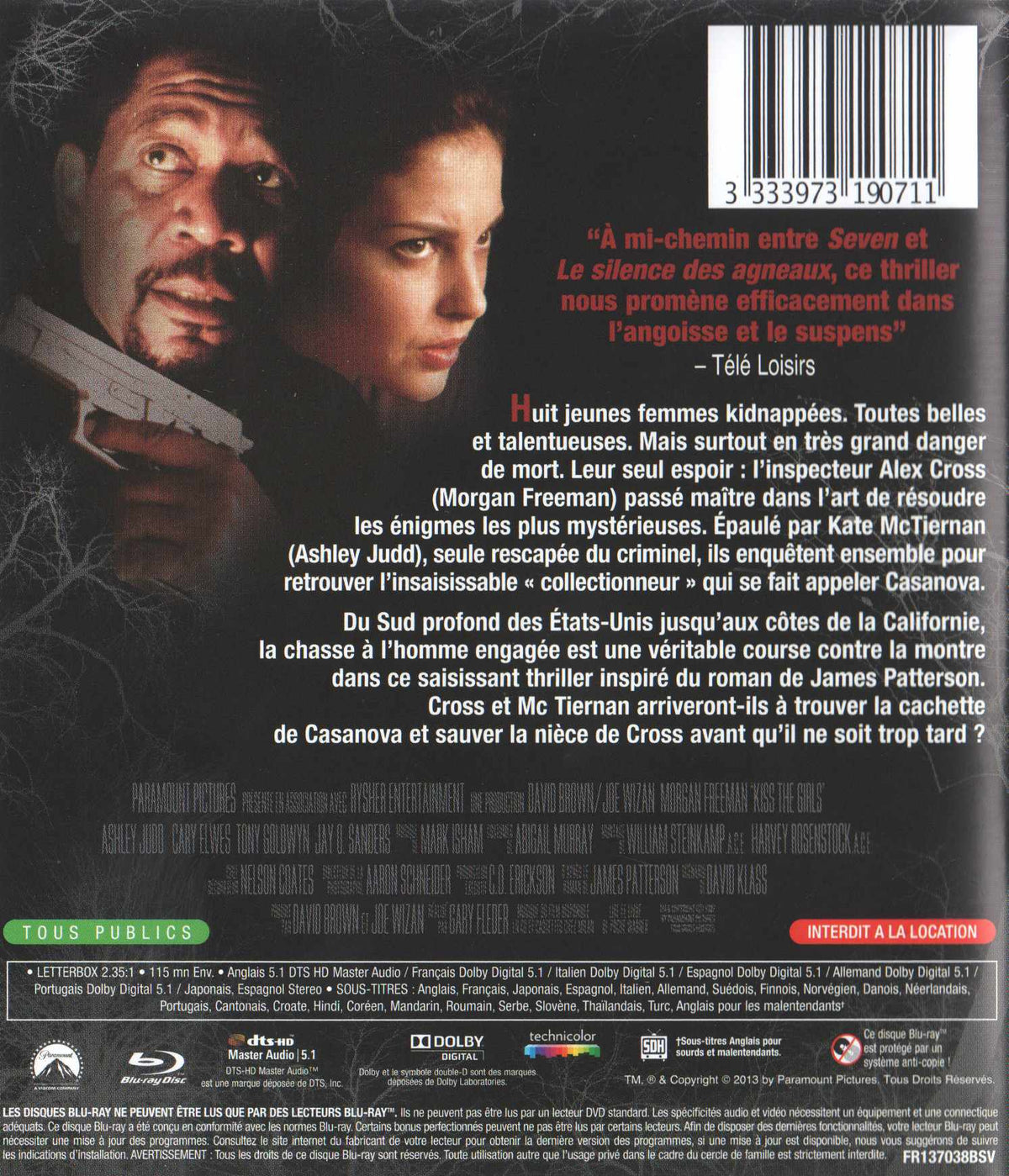 Kiss the Girls (1997) Blu-ray