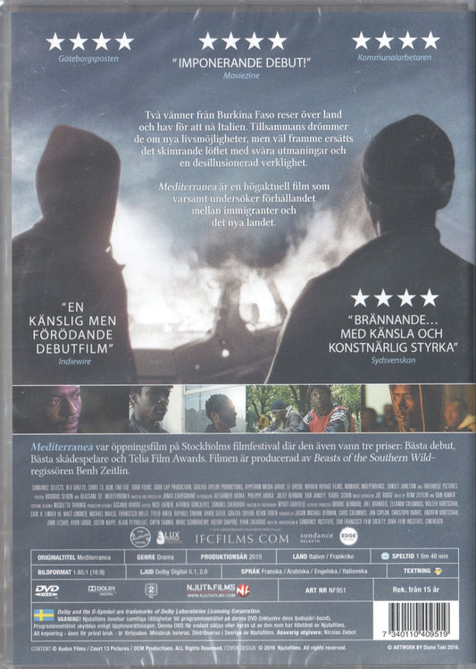 Mediterranea (2015) DVD
