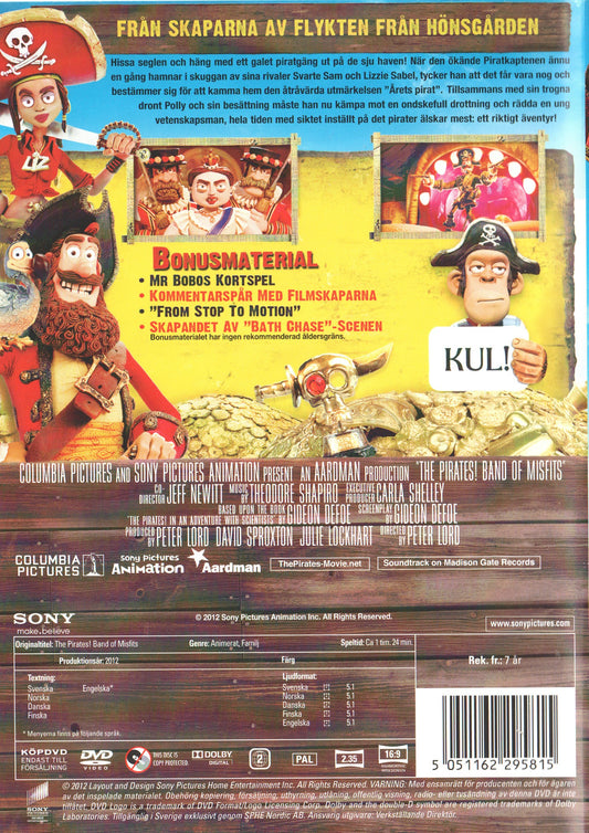 The Pirates! Band of Misfits (2012) DVD