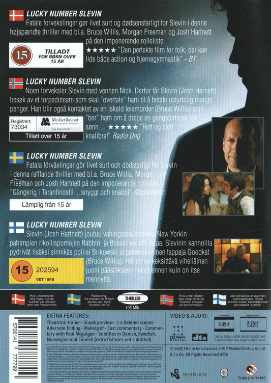 Lucky Number Slevin (2006) DVD