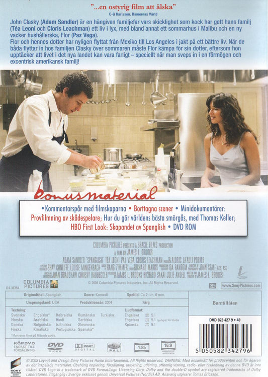 Spanglish (2005) DVD