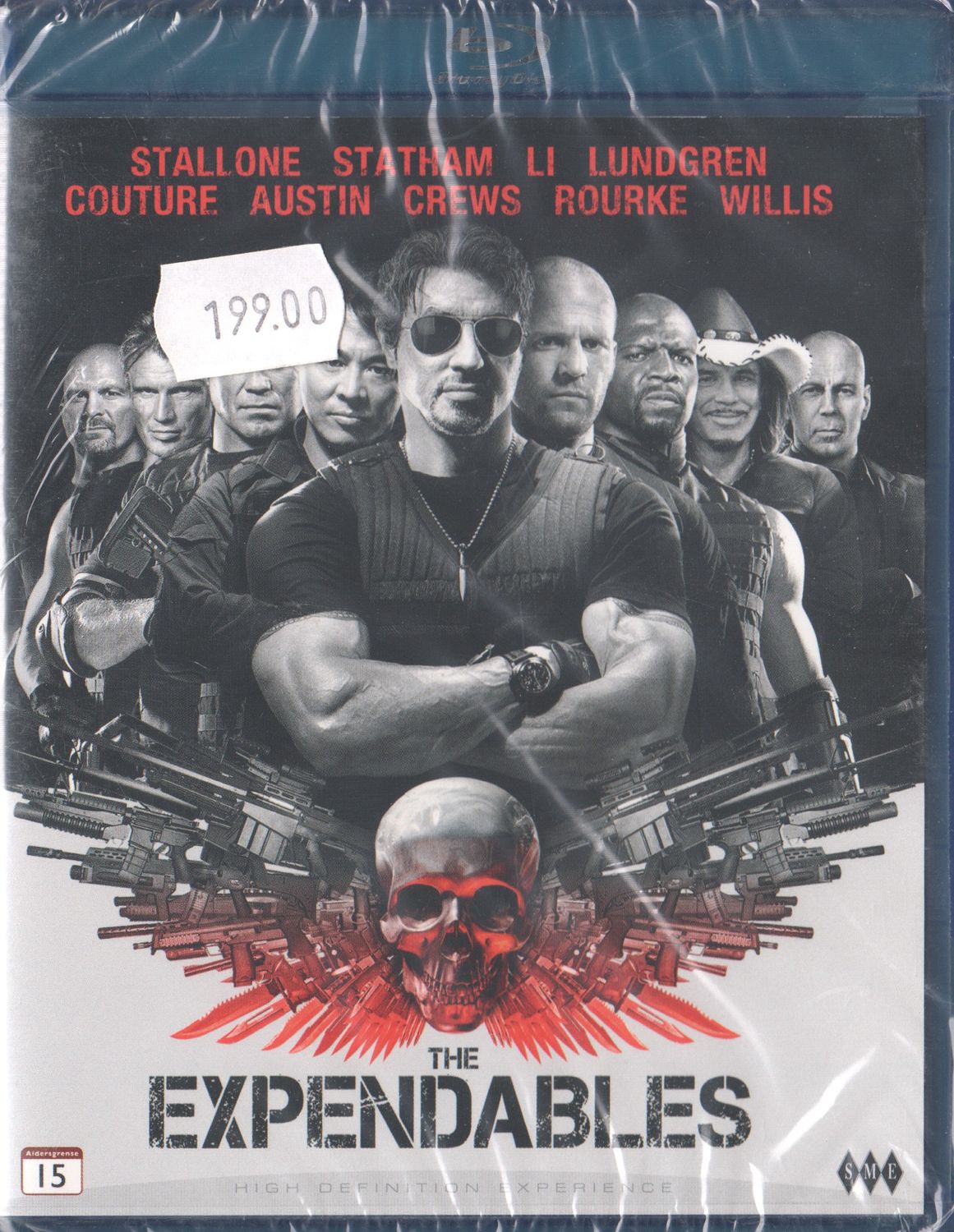 The Expendables (2010) Blu-ray, Norwegian Edition