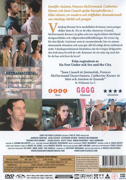 Friends with Money / Rika Vänner (2006) DVD