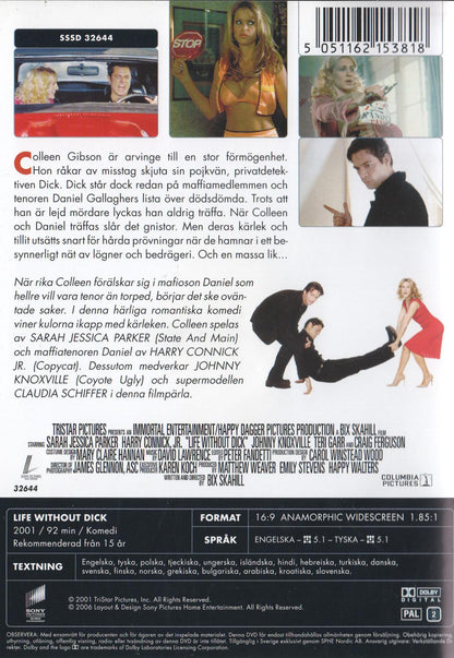Life Without Dick (2001) DVD, Swedish Edition