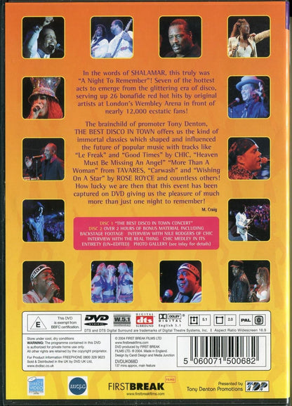 The Best Disco in Town LIVE at Wembly Arena London (2003) DVD