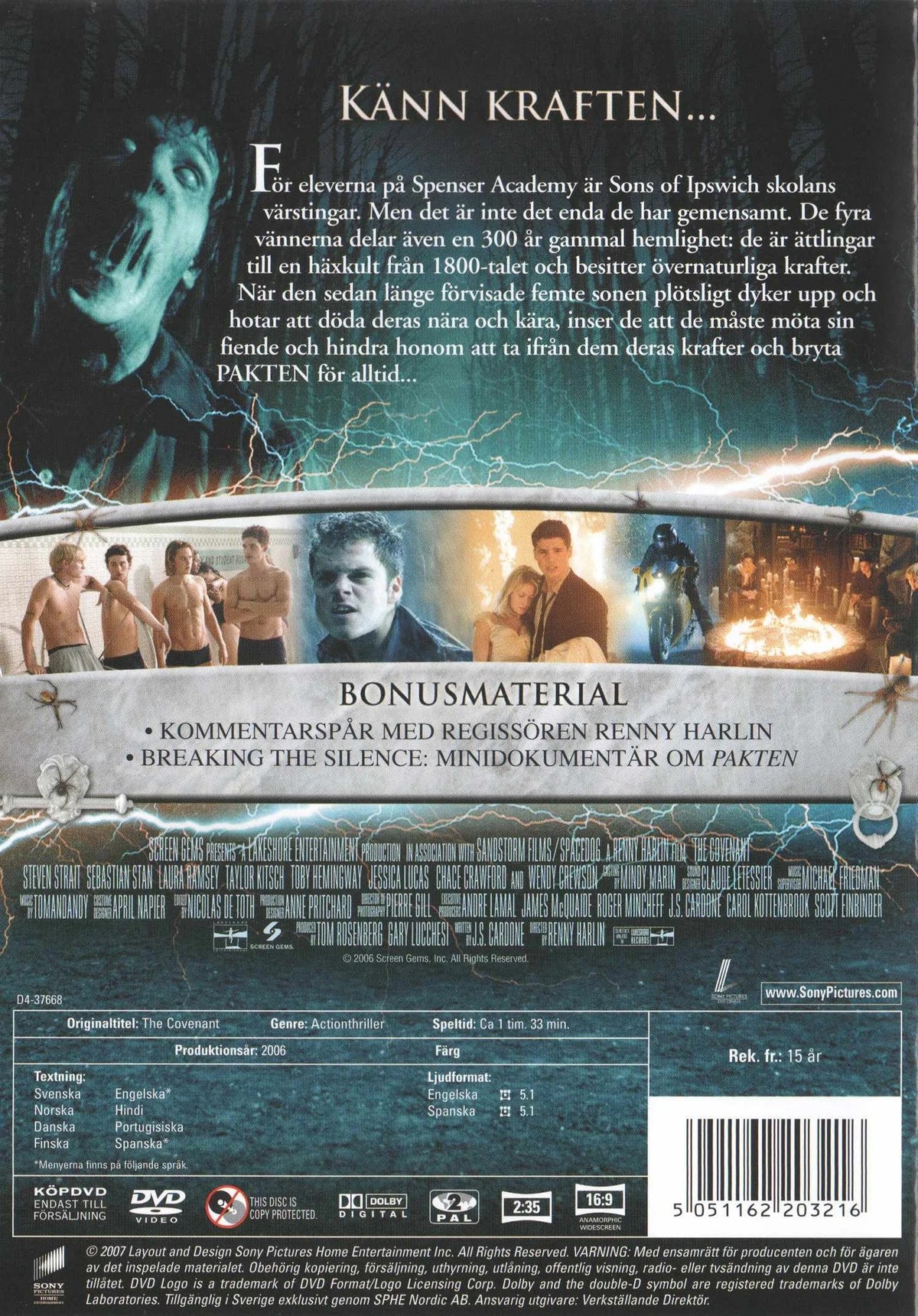 The Covenant (2006) DVD
