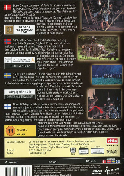 The Musketeer (2001) DVD