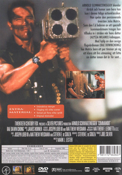 Commando (1985) DVD