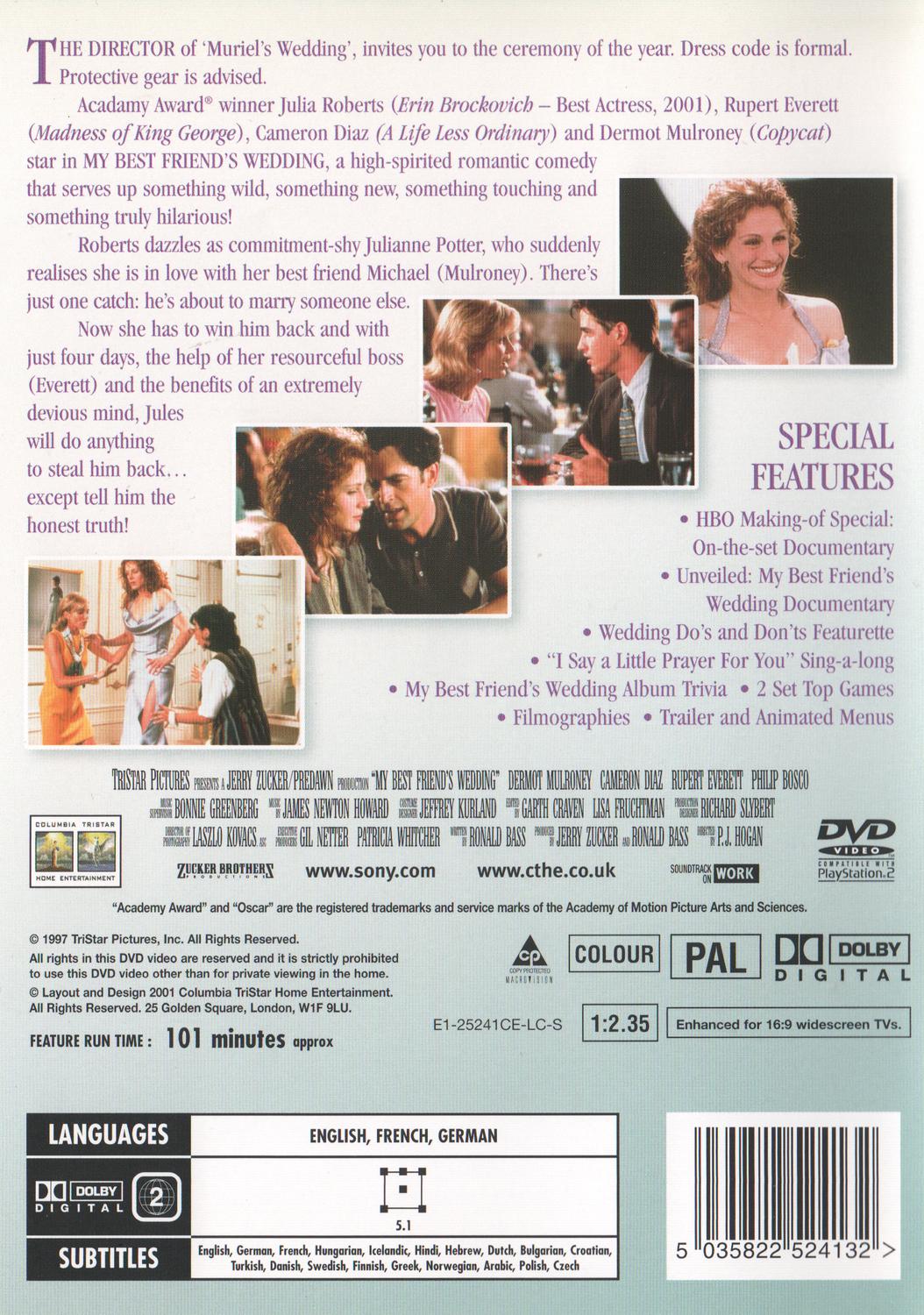 My Best Friend's Wedding (1997) DVD