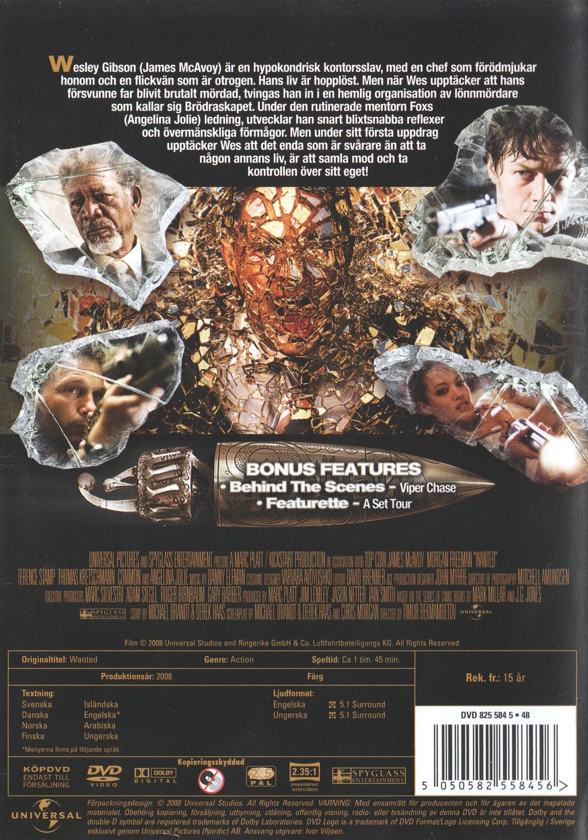 Wanted (2008) DVD