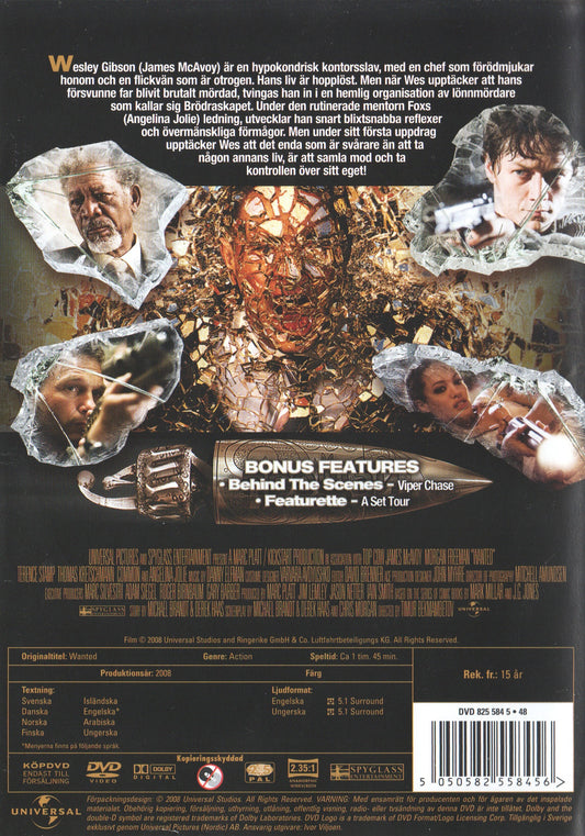 Wanted (2008) DVD
