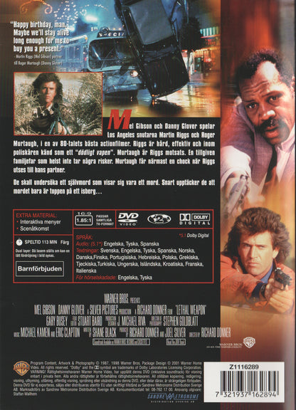 Lethal Weapon (1987) DVD