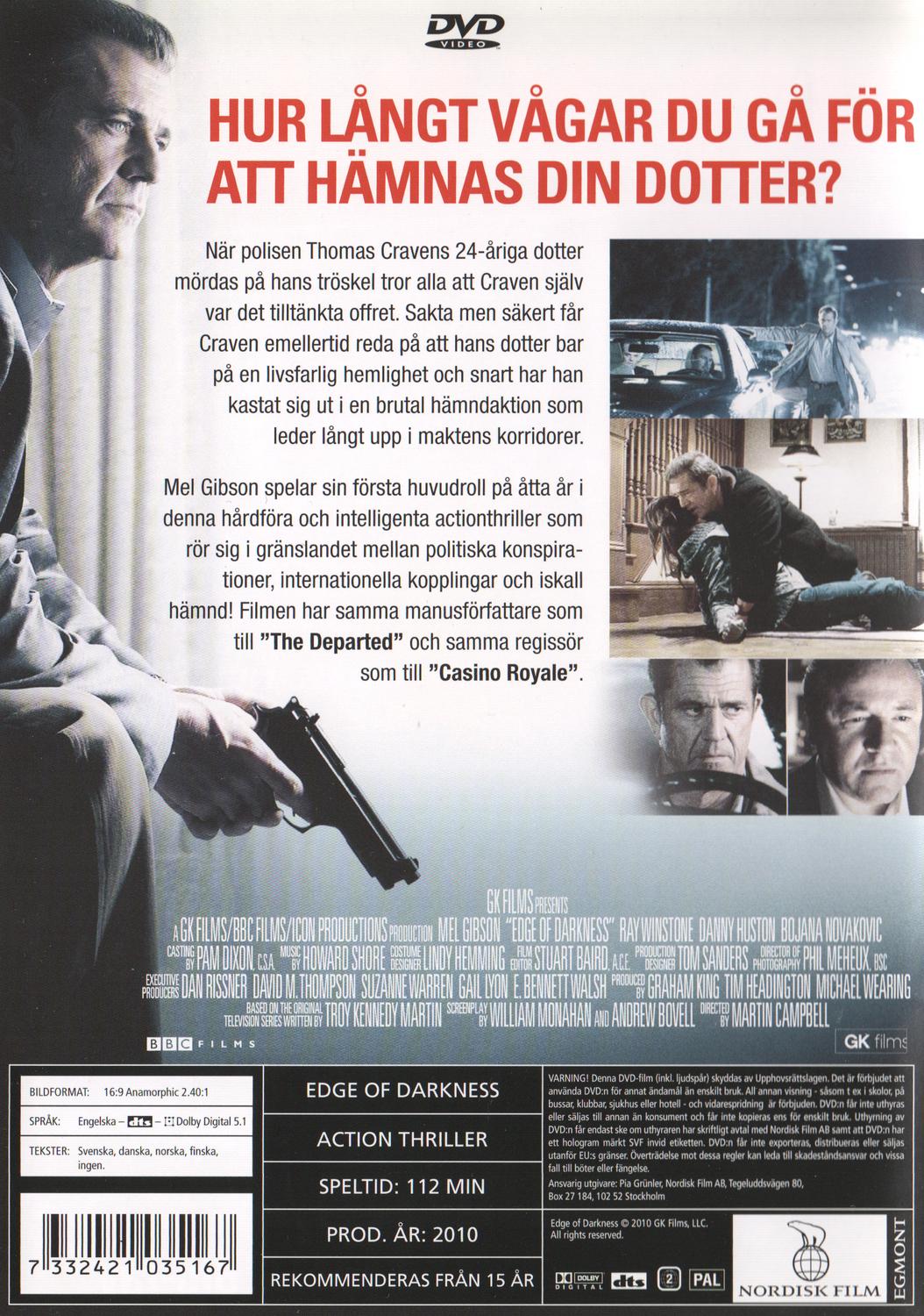 Edge of Darkness (2010) DVD