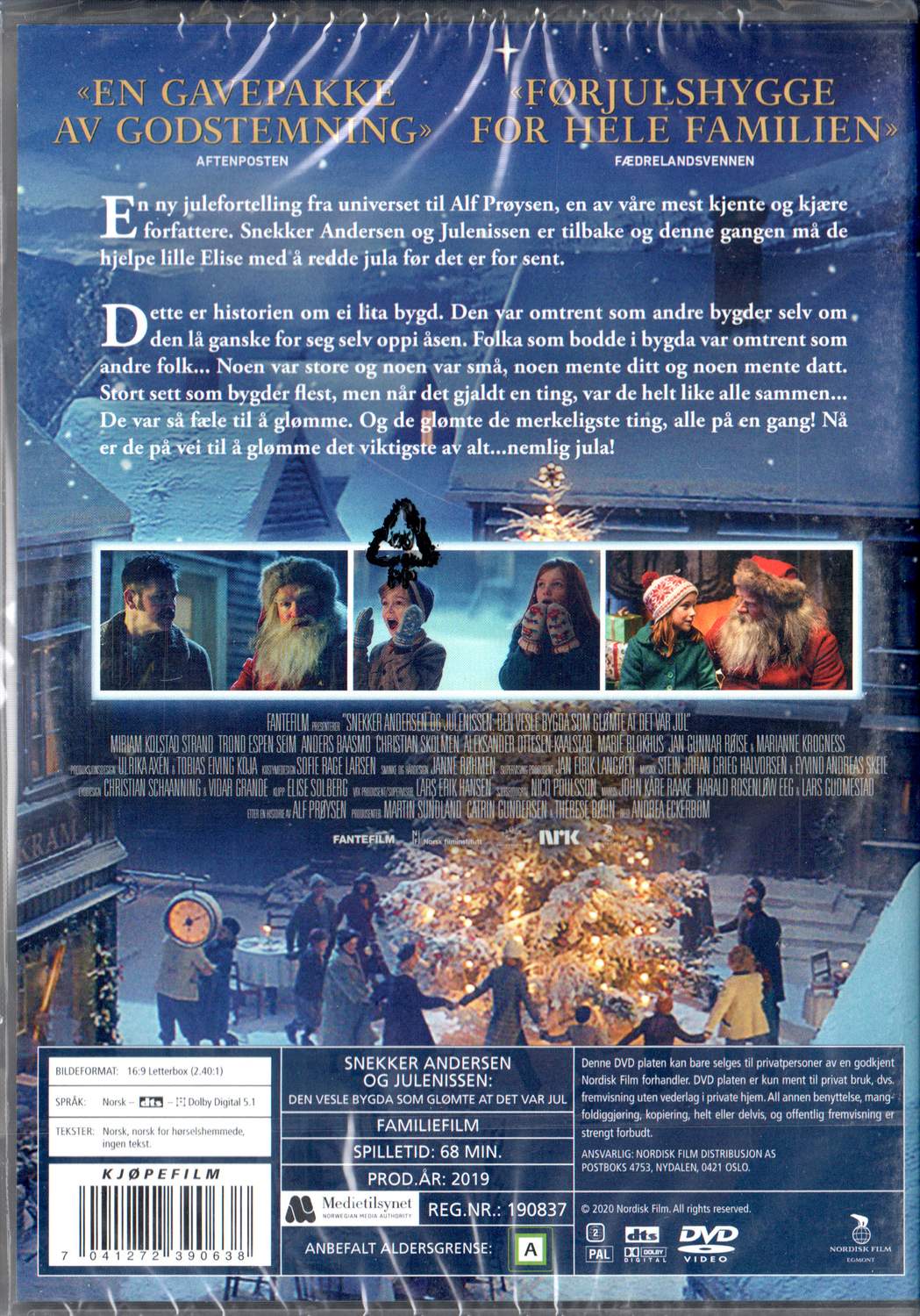 Snekker Andersen Og Julenissen (2019) DVD