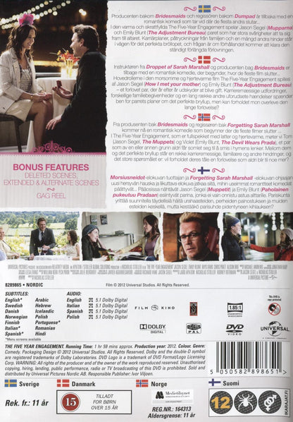 The Five Year Engagement (2012) DVD
