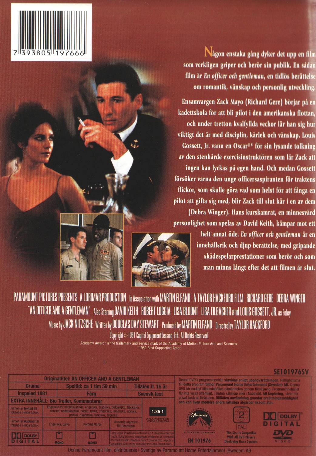 An Officer and a Gentleman (1982) DVD