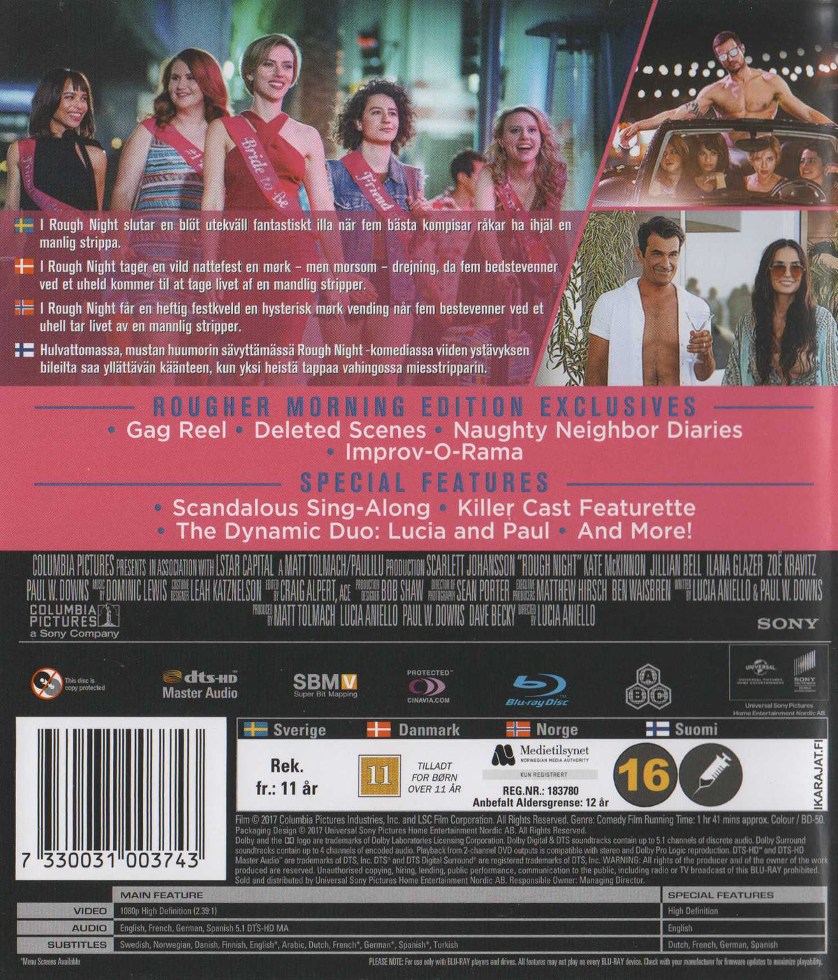 Rough Night (2017) Blu-ray