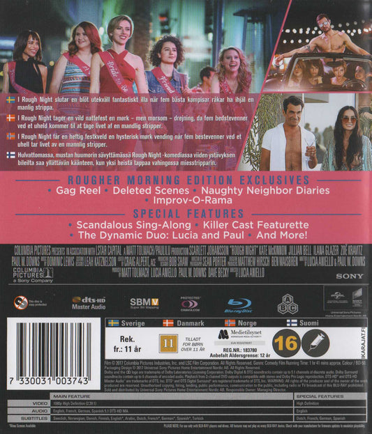 Rough Night (2017) Blu-ray