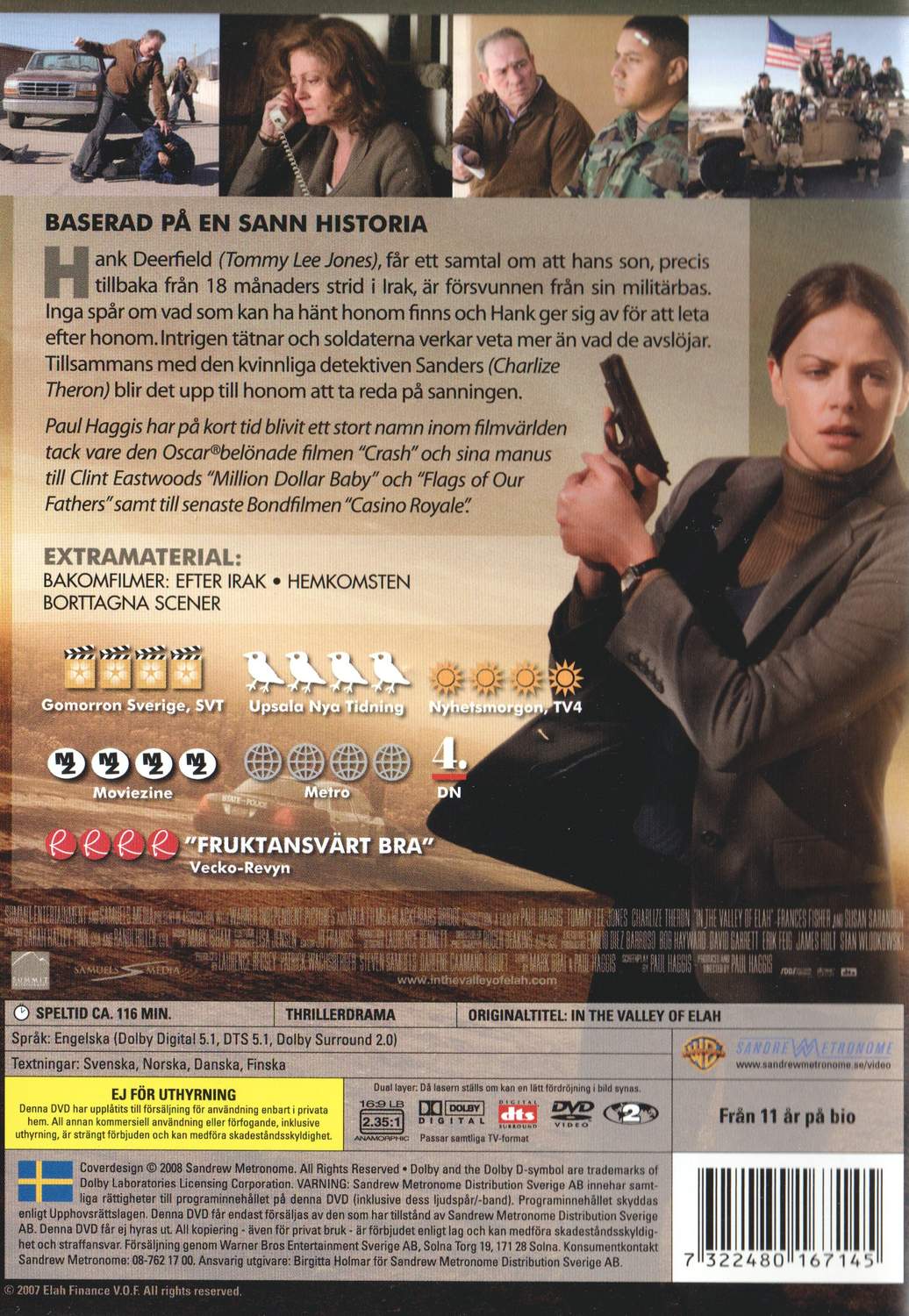 In The Valley of Elah (2008) DVD