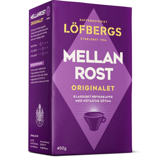 Löfbergs Original Medium Roast Ground Coffee 450 g