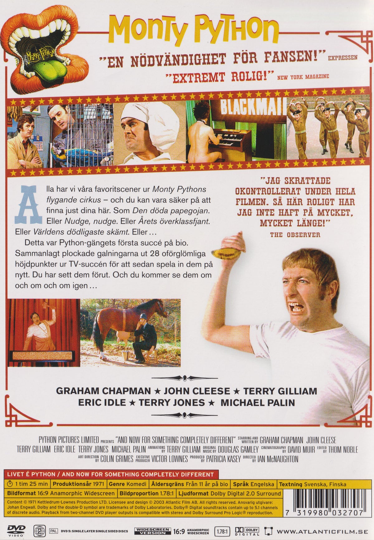 And Now For Something Completely Different (1971) DVD