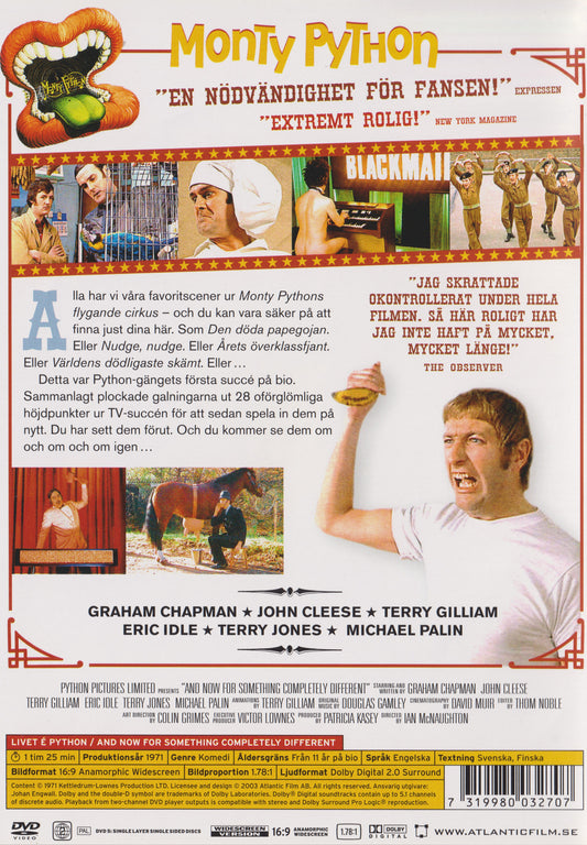 And Now For Something Completely Different (1971) DVD