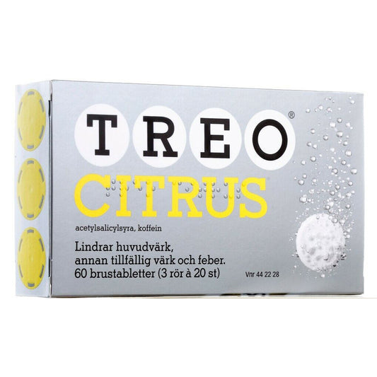 Treo Citrus 500 mg/50 mg Effervescent Tablets 60 tabs