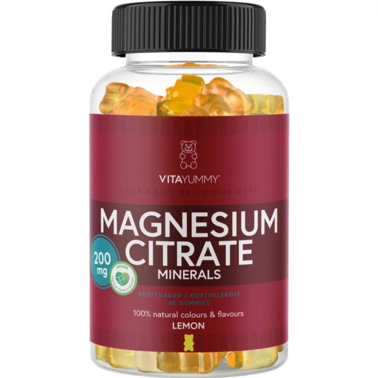 VitaYummy Magnesium Citrate Lemon 60 gummies